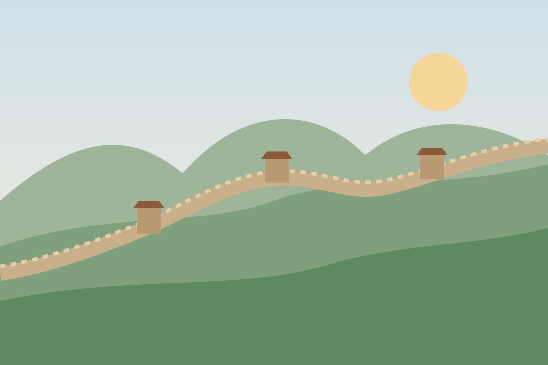 Illustratie: Chinese Muur