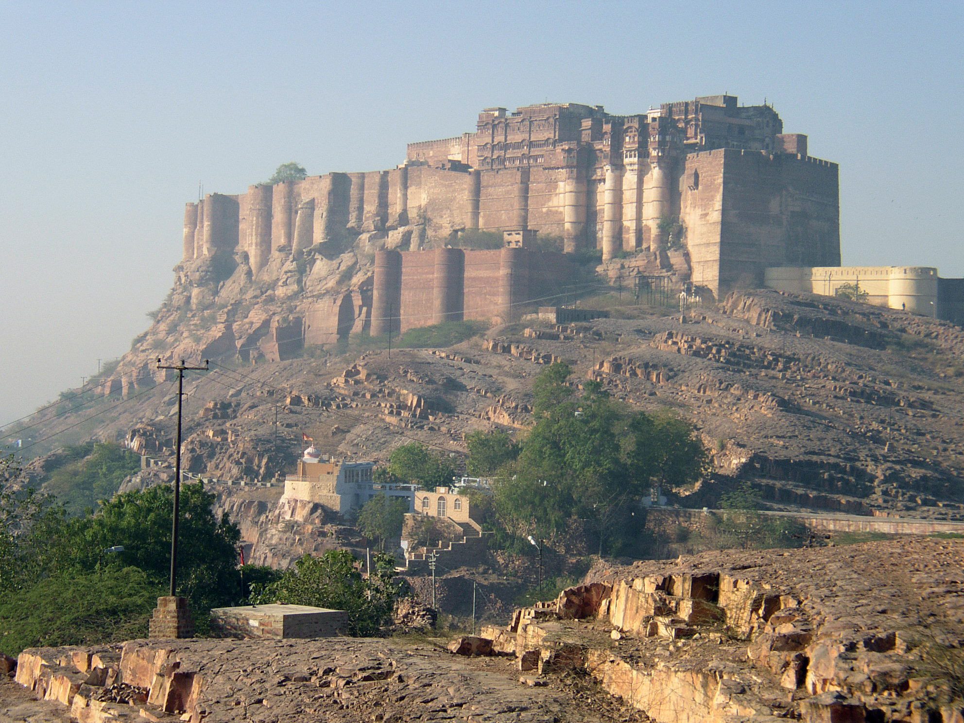 Jodhpur Mehrangarh Fort - Bron: Wikipedia
