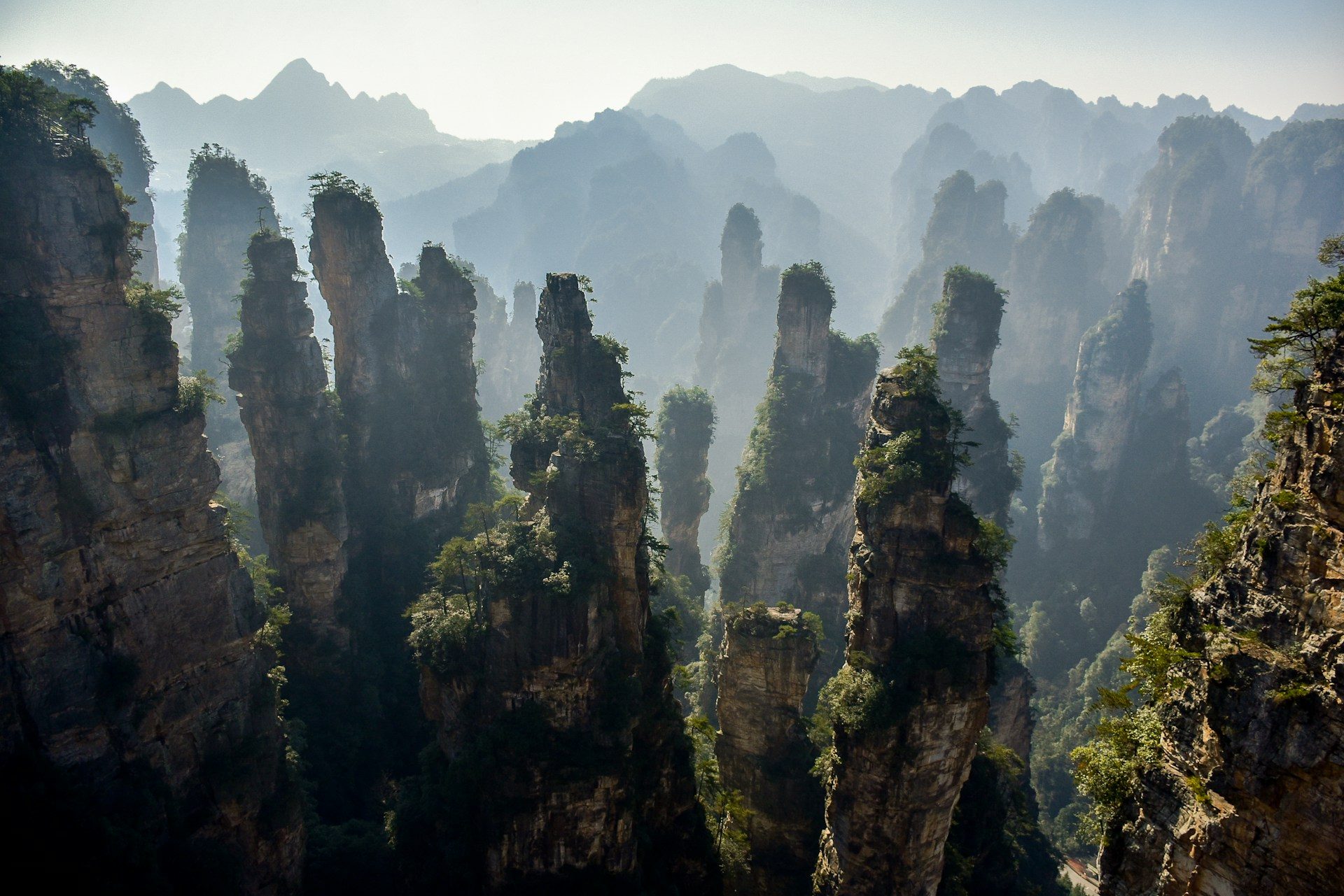 De zwevende 'Avatar'-bergen van Zhangjiajie